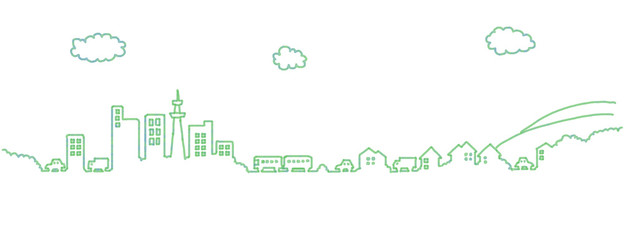 街並みのイラスト