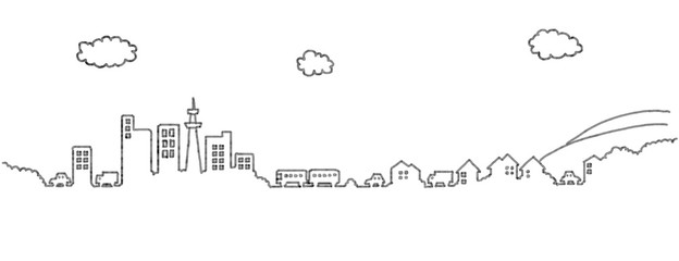 街並みのイラスト