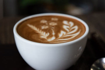 white coffee cup