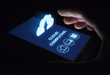 Cloud Computing Technology Internet Storage Network Concept