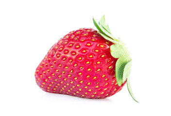 Strawberry isolated on white background,fruit concept