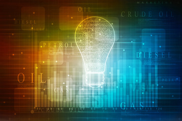 Fototapeta premium 2d rendering Stock market online business concept. business Graph 