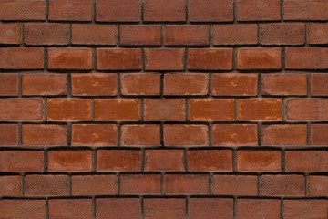 brown brickwork part of the historic castle tower protective structure horizontal row background grunge background endless row of rectangular stones