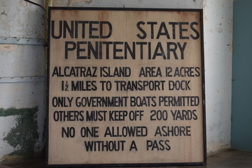 Letrero de Alcatraz
