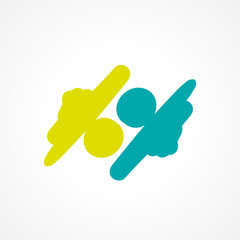 Obraz premium logo design