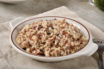 Healthy rice and quinoa blend