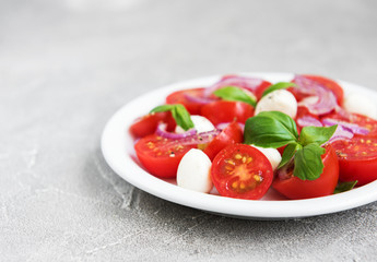 Italian caprese salad