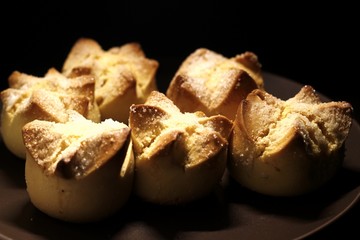 Freshly baked sweet bread known as Putok