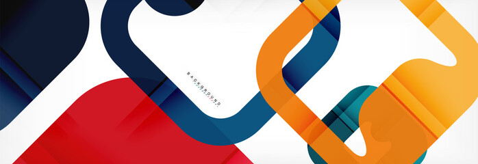 Square geometric background, multicolored template for business or technology presentation or web brochure cover layout, wallpaper.