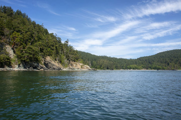 Fototapeta na wymiar Bowman’s Bay on a Sunny Day in the Puget Sound