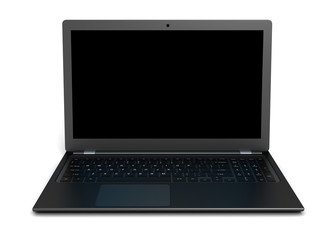 Fototapeta premium laptop computer single 3d illustration