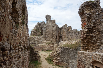 Fototapeta na wymiar Ruins Brekov Castle, Slovakia