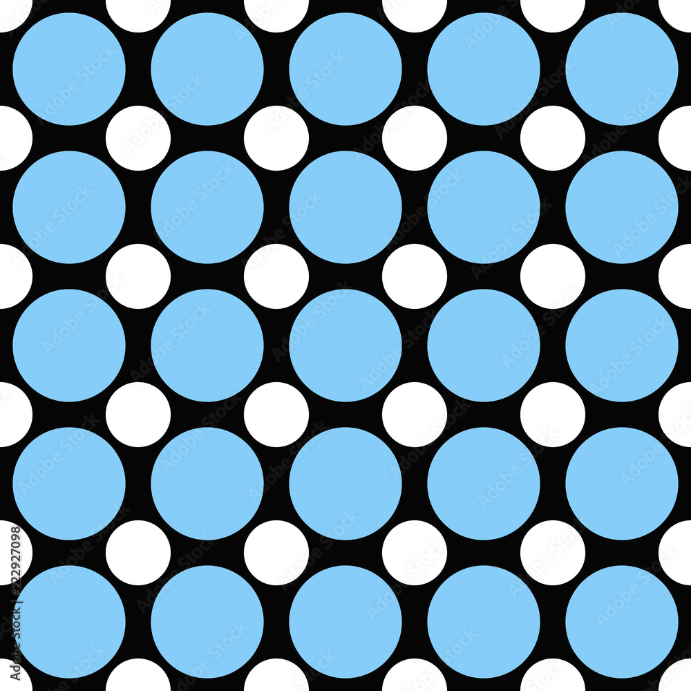 Poster seamless geometrical circle pattern background - vector graphic design