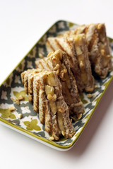Toast banana e cannella