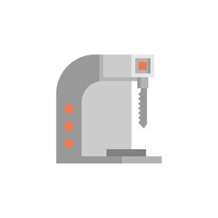 colored saw production icon. Element of production for mobile concept and web apps illustration. Colored icon for website design and development, app development