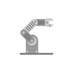 colored mechanical arm production icon. Element of production for mobile concept and web apps illustration. Colored icon for website design and development, app development