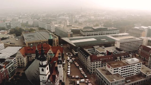 Chemnitz in Germany from above