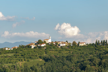 Obraz premium Weindorf in Slowenie