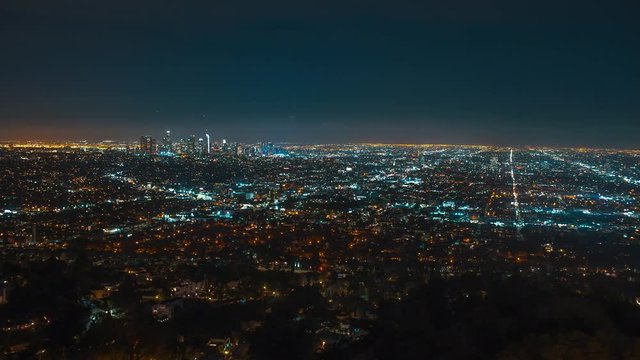 Los Angeles night timelapse