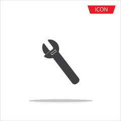 Screwdriver icon vector isolated on white background