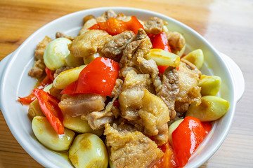 Garlic chop pork