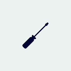 screwdriver icon, vector illustration. flat icon