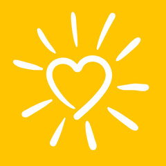 picto soleil concept- vecteur