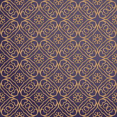 luxury ornamental background in gold color