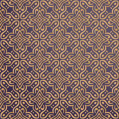 luxury ornamental background in gold color