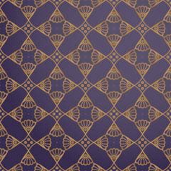 luxury ornamental background in gold color