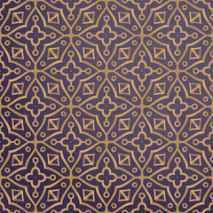 luxury ornamental background in gold color