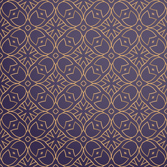 luxury ornamental background in gold color