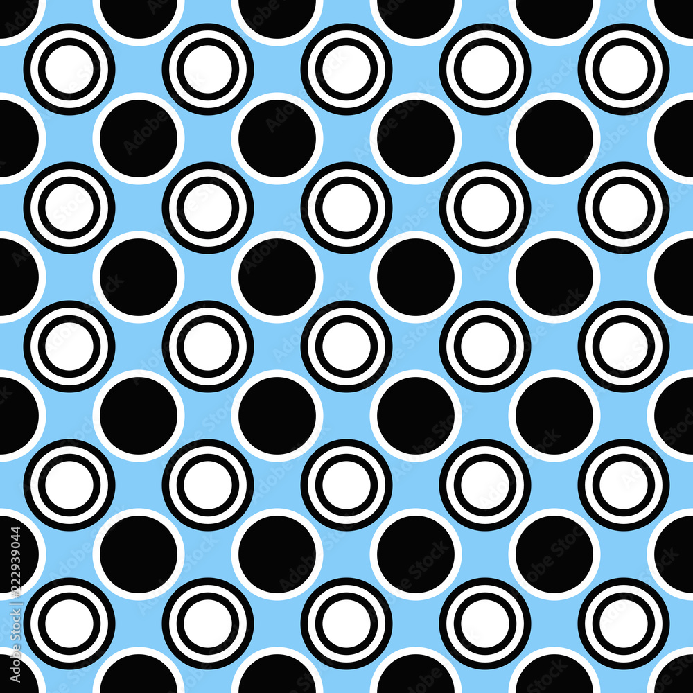 Aufkleber abstract geometrical circle pattern background design - colored vector graphic