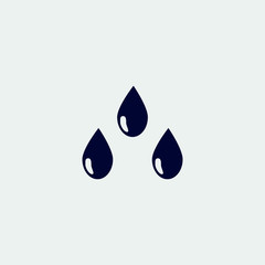 drop icon, vector illustration