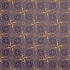 luxury ornamental background in gold color