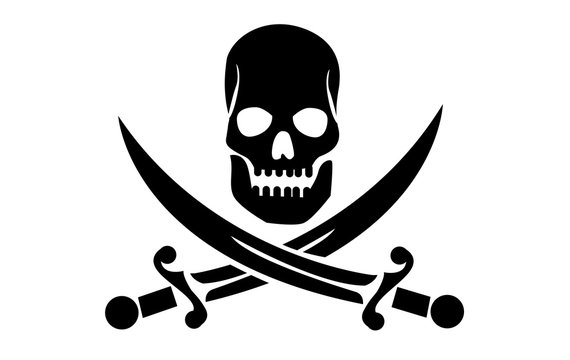 vector skull with crossed bones