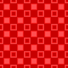 Red abstract geometrical square pattern background - vector illustration
