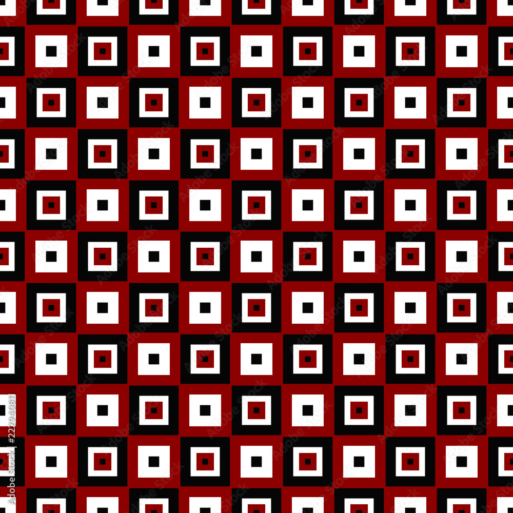 Poster abstract seamless square pattern design background - color vector illustration