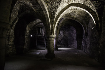Interior of an old historic building