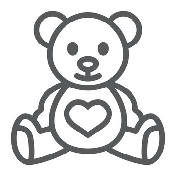 Teddy 2024 bear outline