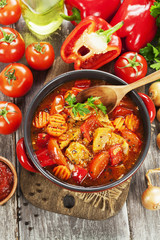 Meat stew with vegetables