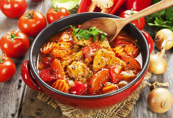 Meat stew with vegetables