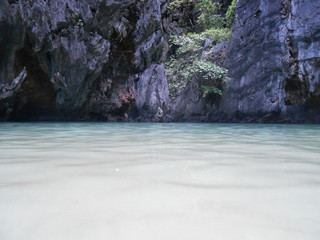 graceful sea and white sands view