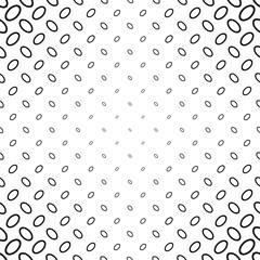 Black and white diagonal ellipse pattern background