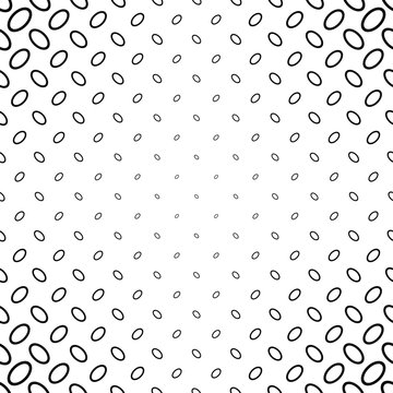 Black and white diagonal ellipse pattern background