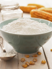Starch and corn cob