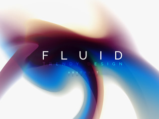 Background abstract color flow, liquid design