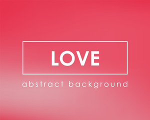 Love blur romantic background template card