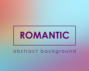 Romantic fachion color blurred background