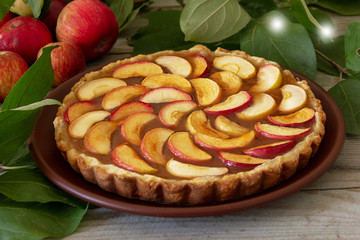 open apple pie